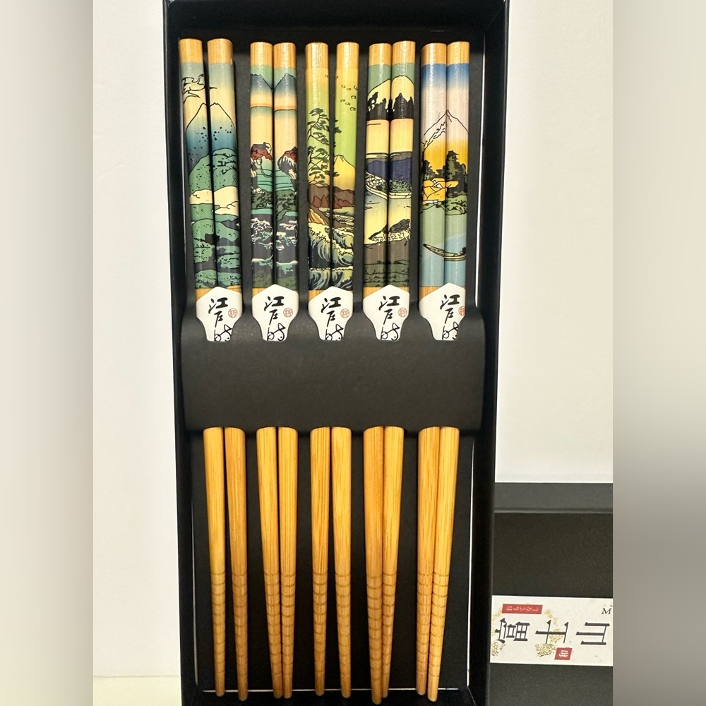 Chopsticks Japan Mt. Fuji 5sets with Box